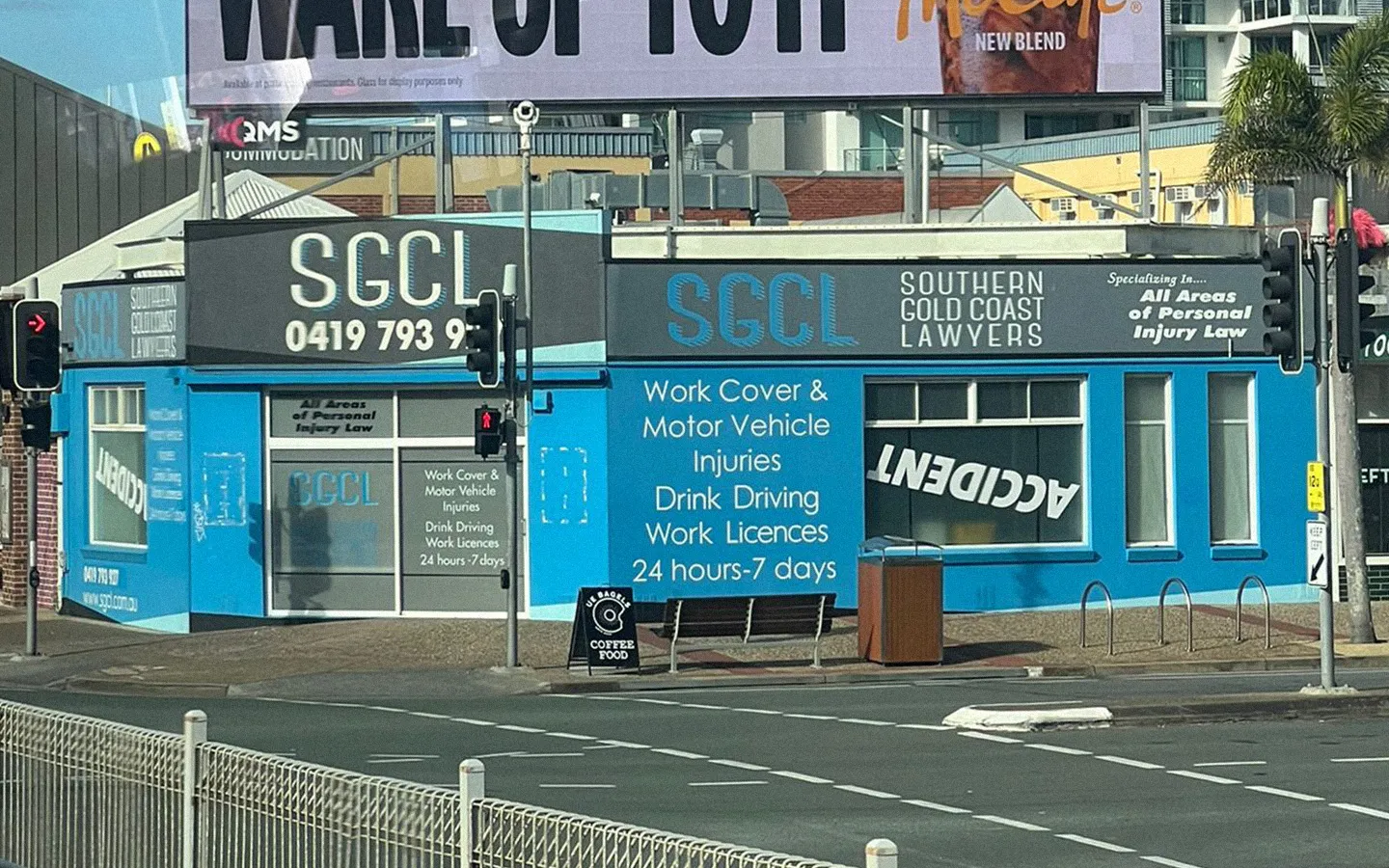 Southern Gold Coast Lawyers website, an on-brand branding example